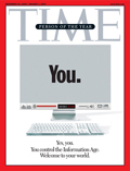 Portada de la revista Time donde se anuncia el Personaje del Año: es una pantalla con la palabra You