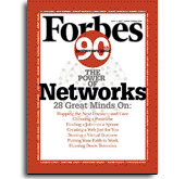 Portada de la revista Forbes dedicada a los 90 años de redes
