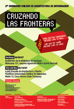 La imagen muestra el afiche del Seminario AI 2007